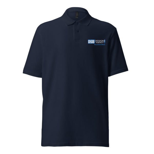 DSB Design Agency Embroidered Logo Unisex Pique Polo Shirt